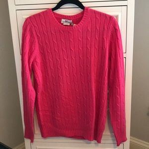 Vineyard Vines Cashmere Coral Lane Sweater